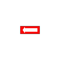 POZ34 - Směrová šipka (červená)