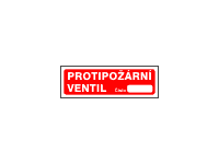 POZ26b - Protipožární ventil číslo: ..... 