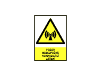 0204c - Pozor nebezpečné neionizující záření