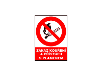 4201b - Zákaz kouření a přístupu s plamenem
