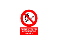 4201e - Zákaz výskytu otevřeného ohně 