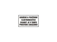 4202na1 - Kouření a používání elektronických cigaret je v tomto prostoru zakázáno !