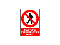 5399i - Nevstupuj pod zvednutou korbu !