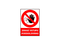 5399m - Zákaz vstupu poddolováno !