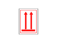 BZ11a - Značka - touto stranou nahoru č.11 (červený tisk)