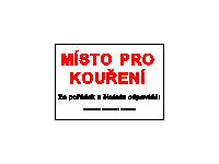 DT022 - Místo pro kouření