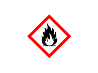 GHS02 - Hořlavé látky - symbol