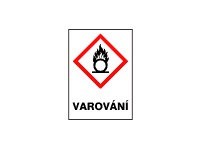GHS03 - Oxidující látky - varování