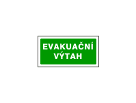 POZ41c - Evakuační výtah