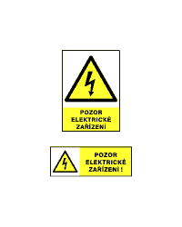 0101 - Pozor elektrické zařízení