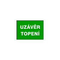 7833ch - Uzávěr topení (text)