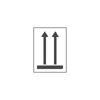 BZ11 - Značka - touto stranou nahoru č.11 (černý tisk)