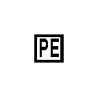 DT004b.PE - PE (žlutý podklad, černý tisk)