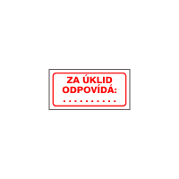 DT033n - Za úklid zodpovídá ....