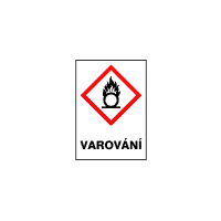 GHS03 - Oxidující látky - varování