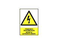 0113 - Vysoké napětí životu nebezpečno dotýkat se elektrických zařízení!
