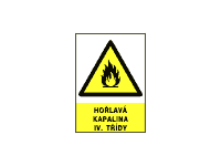0399g - Hořlavá kapalina IV. třídy