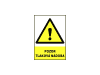 1999a - Pozor tlaková nádoba
