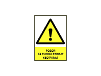 1999c - Pozor za chodu stroje neotvírat