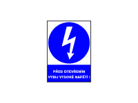 2113 - Před vstupem vybij vysoké napětí!