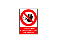5399l - Zákaz vstupu k transformátoru pod napětím