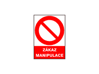 5999f - Zákaz manipulace