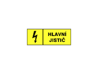 6131b - Hlavní jistič (žlutočerná) 