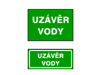 7833f - Uzávěr vody (text) 