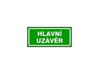 7833g - Hlavní uzávěr (text)