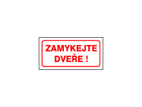 DT033k - Zamykejte dveře!