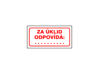 DT033n - Za úklid zodpovídá .... 