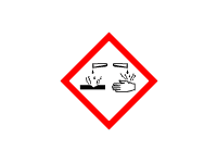 GHS05 - Korozivní a žíravé látky - symbol
