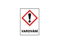 GHS07 - Dráždivé látky - varování 